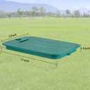 Sprinkler Valve Box Cover Outer Diameter 12x17 Inch Irrigation Control Valve Box Replacement Lid Rectangular One Pieces