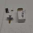 Lift n Turn, (Twist Close) Bath Tub/Bathtub Drain Stopper Includes 3/8" and 5/16" Fittings Brushed Nickel (No Hair Catcher)