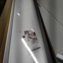 BAMEOS Floating Shelves with LED Lights, 31" White Wall Mounted Wooden Shelves with Invisible Brackets, Set of 2, Hanging Wall Shelves for Bedroom, Bathroom, Living Room and Kitchen Decoration