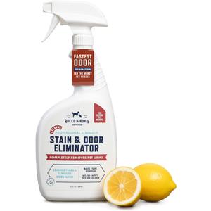 Rocco & Roxie Extreme Stain & Odor Eliminator for Strong Odor, Pet Urine Enzyme Cleaner Destroyer, Stain Remover for Dog Poop and Cat Pee, Enzymatic Carpet Cleaner Spray For Home, Puppy Potty Training 