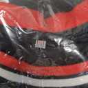 YWIES Plain Basketball Jersey, Blank Team Uniform, Hip Hop Hipster Short Sleeveless Active Shirts (X-Large, Black-red)