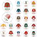 Misdary 20 Pcs Christmas Ugly Sweater Trophy Gingerbread Man Award Funny Trophy Contest Prizes Party Game Favors for Xmas Costume Contest Winner Holiday Party Supplies