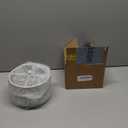 360 Rotating Metal Silverware Caddy - 4 Compartment Utensil Cutlery Holder Fork Spoon Napkin Organizer Flatware Storage Basket Party Countertop Buffet Picnic Camping Outdoor (White)