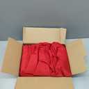 HolidayIdeas 2 Pack Red Fitted Tablecloth for 6ft Tables, 4-Sided Christmas Table Cover for Holiday Markets, Yard Parties, & Gift Tables, Wrinkle-Resistant Washable Xmas Decorations