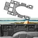 Side Bed Panel Compatible with 2015-2025 Ford F150 (5.5FT ONLY) Side Molle Panel Truck Bed Panel Rear Cargo Storage Shelf Replacement for 2024 Ford F-150 Accessories