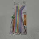 Silicone Straws with Brush 7 Count, 1 EA