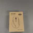 TECKNET Wireless Mouse, Bluetooth Mouse (BT5.0/3.0 & 2.4G) Rechargeable 4800 DPI Silent Mice, Computer Mice with USB A Receiver,Large Sized Ergo Grips Optical Cordless Mice for Laptop/Mac/PC,Black