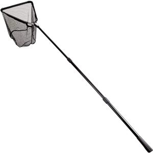 Fiblink Folding Aluminum Fishing Landing Net Fish Net with Extending Telescoping Pole Handle, Extend Length: 59-118"
