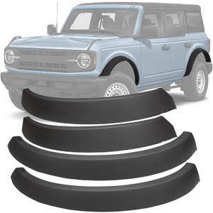 5'' Widened Fender Flares Kit for Ford Bronco 2024 2023 2022 2021 Front & Rear Wheel Fender Flares Extensions (Not for Sport and Raptor)
