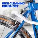 Holikme 7 Pack Deep Cleaning Brush Set, Scrub Pads with Scraper Tip for Pool Walls, Bathroom, Grout, Floor, Bike, Tub, Shower, Kitchen Surface (Green)