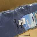 3 Bow Bimini Top Replacement Canvas- 900D Durable Marine Grade Canvas with Storage Boot, Waterproof & UV-Proof Boat Canopy for without Frame Jon Boats, Pontoon Boats (Navyblue, 6'L x 46-54"W x 60"H)