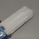 20 Pack White Taper Candles, 10 Hours Burn Time, Unscented, Smokeless and Dripless, 0.8 x 12 Inch Dinner Candle Set for Household, Wedding, Party and Home Dcor Candlesticks