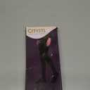 Citystl 2 Pairs Plus Size Tights for Women, 80D Opaque Black Tights, Solid Color Soft Microfiber Size 3XL/4XL