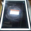 LOAAO 48X36 LED Bathroom Mirror with Lights, Anti-Fog, Dimmable, Backlit + Front Lit, Lighted Bathroom Vanity Mirror for Wall, Shatter-Proof, Memory Function, ETL Listed