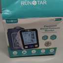 Runstar Upper Arm Blood Pressure Monitor with Wide Range Cuff (8.6'' -16.5'') for Home Use FSA&HSA Eligible, Automatic Digital BP Machine with Storage Bag, 2x99 Reading Memory