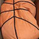 Big Joe Sports Ball Child-Sized Bean Bag Chair, Basketball Plush, Soft Polyester, 2.5 feet
