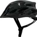 Adult Cycling Bike Helmet, Lightweight and Adjustable with Pads&Visor for Men and Women,Premium Quality Airflow Unisex Bicycle Helmet,Suggested Fit 58-61 cm (All Black)