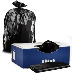 Plasticplace 25 Gallon Trash Bags  1.7 Mil  Black 3 Ply Garbage Can Liners  30" x 36" (100 Count)