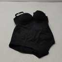 Decorus Seamless Strapless Shapewear Bodysuit - Tummy Control Sculpt Body Shaper : Cupped with Removable Straps (X-Large, Black)