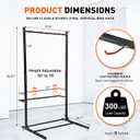 Colinktool Freestanding Bike Rack Bicycle Storage Rack,Vertical Bike Stand Max 5 Bikes with Helmet Holders,Solid Steel Bike Racks for Home & Garage &Indoor & Bike Station-BlacK