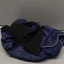 Dog Winter Coat with Harness Built-in | Waterproof Dog Jacket with Zipper & Fleece Lining | Reflective Cold Weather Coat for Small Medium Large Dogs (Navy Blue)