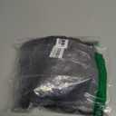 FantaLook Short Black Purple Cosplay Wig with 2 Buns for Halloween Party CostumeSmall Size