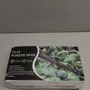 Flat Soaker Hose 100ft, Garden Hose with Heavy Duty Double Layer Design, Drip Irrigation Hose Saves 80% Water, Leak Proof Sprinkler Hose for Garden, Lawn, Vegetable plot (50ft x 2)