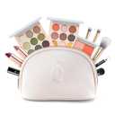 Color Nymph Makeup Kits For Teens Girls | All In One Make up Set With Cosmetics Bag | Included Eyeshadow Blush Lipstick Lip Pencil Eye Pencil Brush Mascara | Travel Friendly Makeup Bag Design