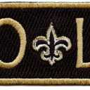 NOLA With Fleur-de-lis Patch New Orleans Logo Embroidered Iron On