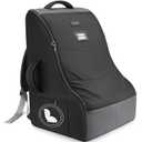 YOREPEK Padded Car Seat Travel Bag for Airplane Travel Compatible with Chicco, Britax, Nuna Rava, Sturdy Car Seat Backpack for Airport with Wear-Resistant Bottom, Large Carseat Cover for Baby Travel (Black)