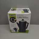 Presto 02815 12-Cup Cordless Coffee Percolator - Stainless Steel, Modern Design, Easy Pour Spout, Stay-Cool Handle, Matte-Black