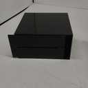 Black Acrylic Wedding Card Box, Large DIY Card Box Blank No Print for Wedding Reception, Graduation Party, Bridal Shower, Keepsake Party Favor, Cosmetic Home Decor