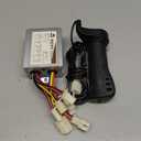 Maxmartt 500W Motor Brushed Speed Controller & Throttle Grip for Electric Bicycle Scooter Tricycle 24V