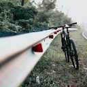 Bike Tail Light for Night Riding, Rear Bike Light Rechargeable, Road Mountain Cycling Accessories for Adults, Bicycle Lights Rear with Projection Reminder