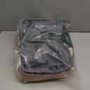 Diaper Bag with Changing Station, Waterproof 3 in 1 Baby Diaper Backpack with Foldable Changing Pad, Pink-Grey