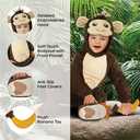 Morph Monkey Costume Kids, Monkey Costume Toddler, Baby Halloween Costumes, Kids Halloween Costumes (4-6 Years)