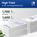 202A Toner Cartridges 4 Pack Replacement for HP 202A CF500A CF501A CF502A CF503A Color Pro M254dw; MFP M281cdw M281fdw Printer Ink(Black Cyan Magenta Yellow)