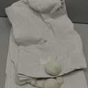 Lush Decor Boho Pom Pom Tassel Linen Textured Window Curtain Panel, Single 52" W x 84" L Off White -