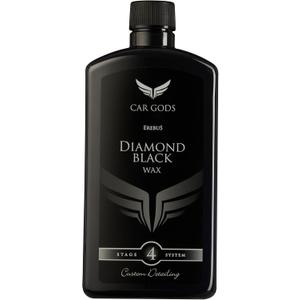Car Gods Black Carnauba Wax Polish, Pigmented Formula 3 in 1 Removes Surface Oxidation, Blemishes and Minor Scratches, 17 Fl Oz