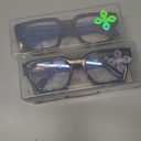 VISOONE 2 Pack Blue Light Blocking Glasses Rectangle Frame and Chic Preppy Look for Women Men RIVER (Coco Tortoise +Olive Green)