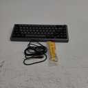 EPOMAKER EK68 65% NKRO Mechanical Keyboard Seal with Knob, ISO Layout (UK), Triple Mode Hot Swap Gaming Keyboard with 3000mAh Battery, for Win/Mac (Budgerigar Switch, Black Silver)