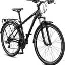 Schwinn Discover 2 Hybrid Bike, 700c Mens and Womens Bike, 21-Speed Hybrid Bicycle, Alloy Frame, Suspension Fork, Front and Rear Linear Pull Brakes, Adult Bicycle