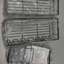 EUDELE Adhesive Shower Caddy, 5 Pack Rustproof Stainless Steel Bath Organizers With Large Capacity, No Drilling Shelves for Bathroom Storage & Home Decor (Black)