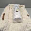 Bedsure ComfyFleece Cute Dog Couch for Medium Dogs - As Seen on TV on Good Day New York, Dog Couch Bed with Removable, Washable Cover, Supportive Pet Sofa, for Medium Large Dogs, 36inch, Cream (36x27x10")