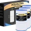 AQUALTRA Spa Filter Compatible with PWK30, C-6430, FC-3915, SD-00328, Watkins 31489, 71825, P/N0969601, 30 sq.ft. 5 7/8" x 10 1/2" Drop in Hot Tub Filter, Pack of 3 