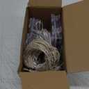 Tuanse 2 Pack 195 LED Curtain Tapestry Lights Backdrop String Lights, 6.5 x 5 Feet Hanging Fairy Curtain Light with 8 Lighting Modes and Remote for Bedroom Window Wall Indoor Outdoor Graduation Decor