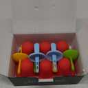 Miaowoof Silicone Popsicles Molds for Toddlers, 6-Cavity Non-BPA Premium Silicone Small Popsicle Molds, Ice Pop Mold with 6 Colorful Reusable Sticks for Kids (Red)