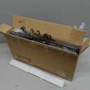 Pots and Pans Organizer Under Cabinet, 21.6" Deep Pull Out Pot Lid Organizer Holder with Guardrail Adhesive Pot and Pan Holder Rack with 10 Adjustable Dividers-1 Pack(Black)