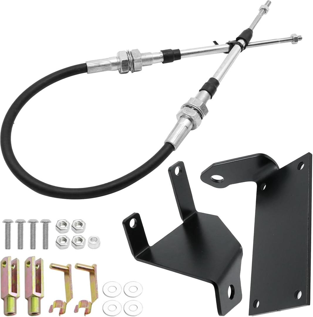 Transfer Case Cable Shifter Linkage, Replacement for Jeep Wrangler TJ 1997-2006-Only The 231 Transfer Case