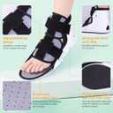 Walking Boot for Broken Toe Injuries, Sprained Ankles, Metatarsal Stress, Post-Op Support Right Foot Fracture Shoe Fits Men and Women, Stable Ankle Joints Postoperative Recovery Pain Relief